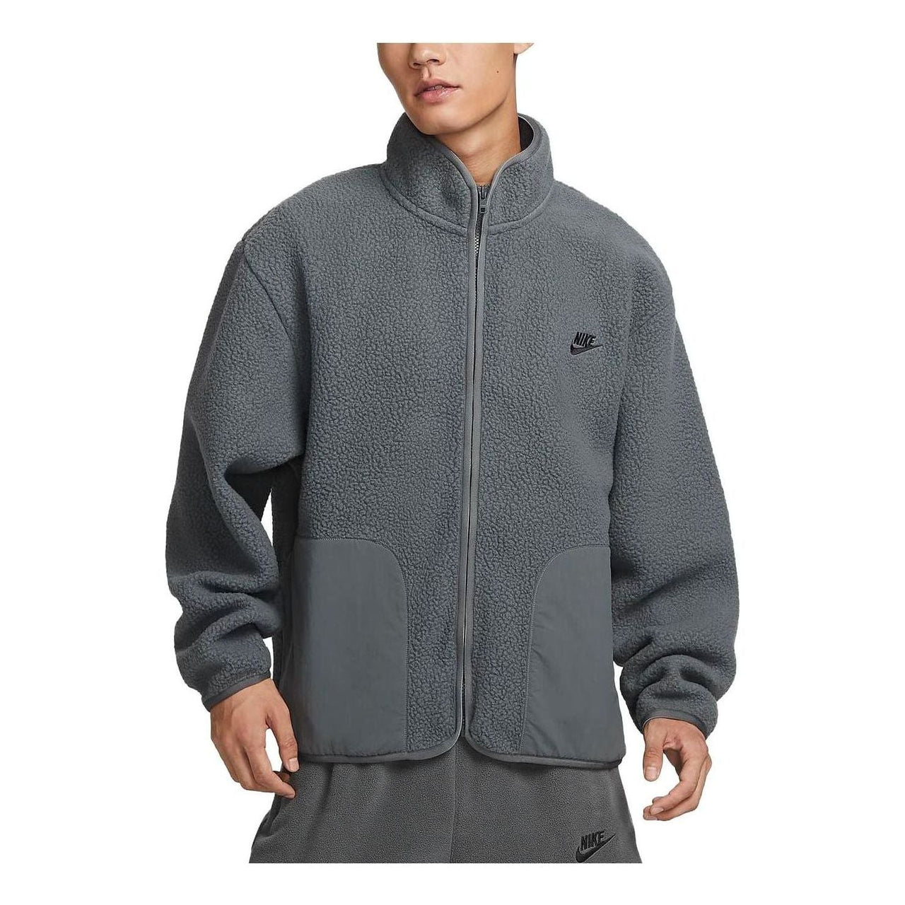 Nike Club Fleece Winterized Jacket 'Iron Grey' FB8387-068