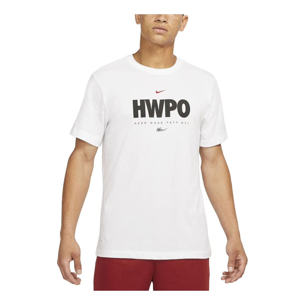 Nike Dri-FIT HWPO Training T-Shirt 'White' DA1594-100