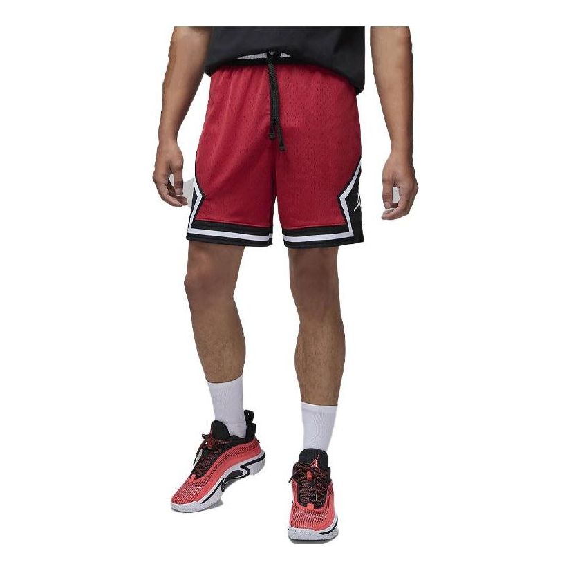 Air Jordan Dri-FIT Sport Diamond Shorts 'Red Black' DX1487-687