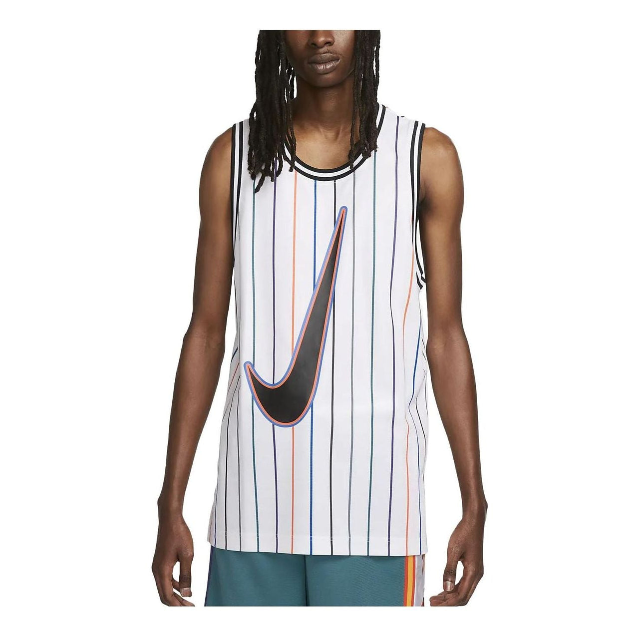 Nike Dri-Fit DNA Basketball Jersey 'White Black' DX0436-100