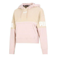 (WMNS) PUMA Power Colorblock Hoodie 'Pink' 673638-67