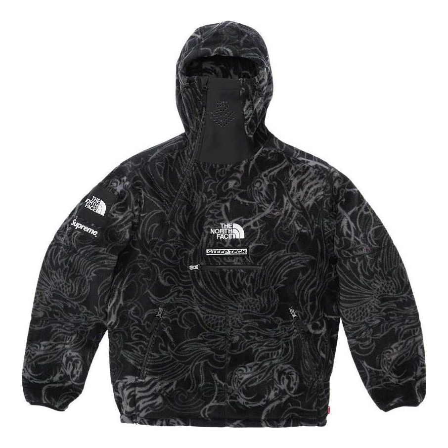 Supreme x The North Face Steep Tech Fleece Pullover 'Black White' SUP-FW22-576