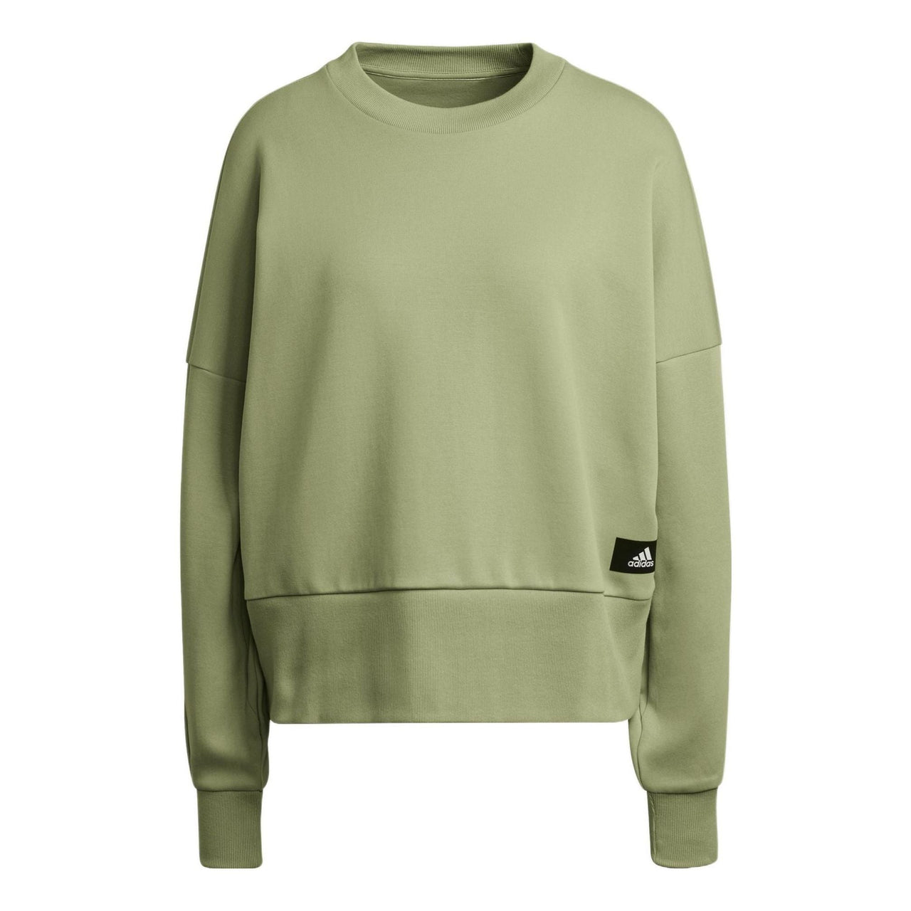 (WMNS) adidas W Fi 3s Crew Stripe Sports Round Neck Pullover Long Sleeves Hoodie Green HC1639