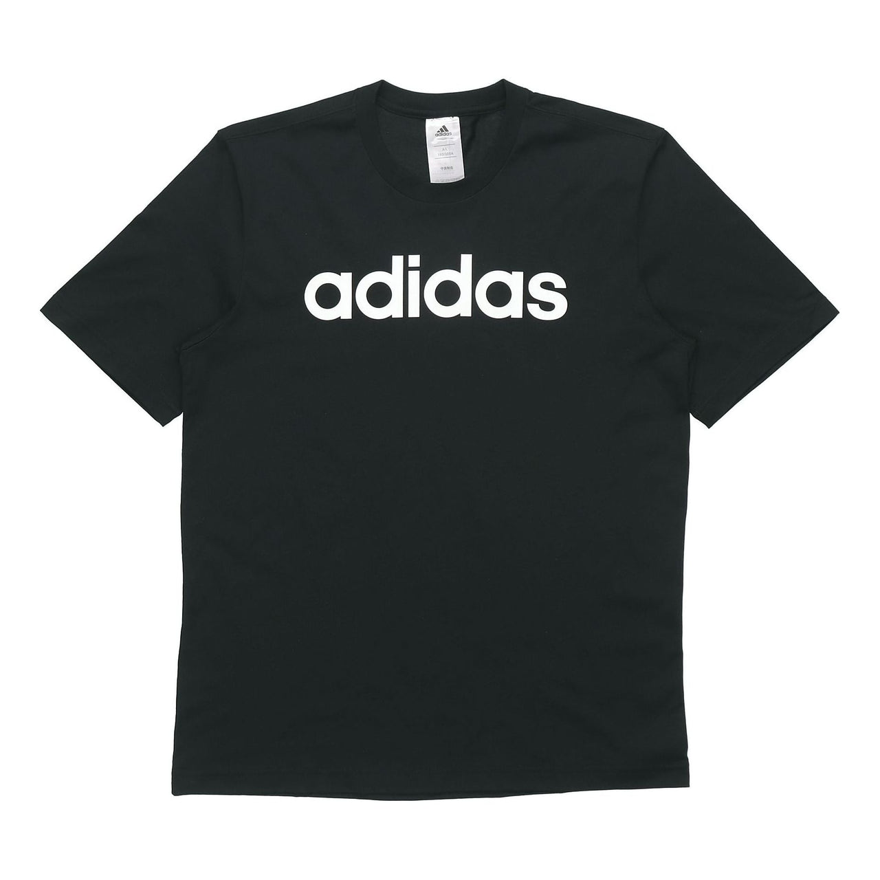adidas E Lin Tee Casual Sports Short Sleeve Black DU0404