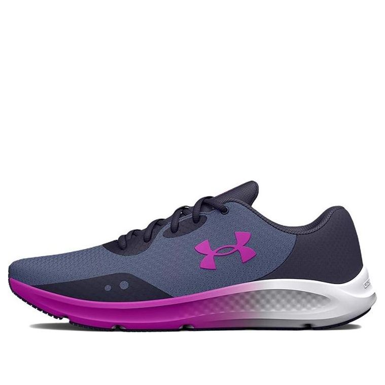 (WMNS) Under Armour Pursuit Charged Pursuit 3 Running Shoes 'Grey Purple Black' 3024889-500