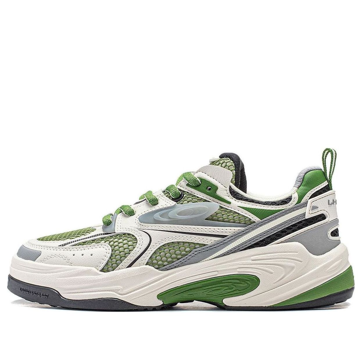 (WMNS) Li-Ning Shining Star 2 'White Grey Green' AGLT172-4