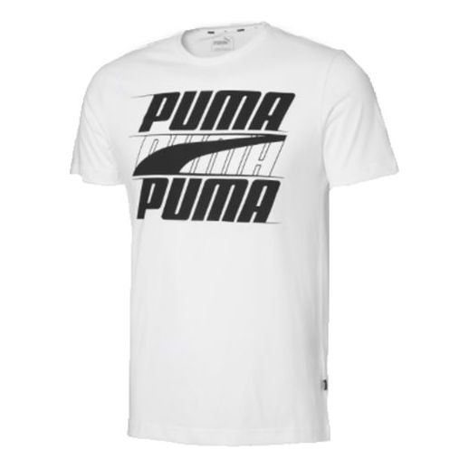 PUMA Round Neck Short Sleeve Rebel Basic White 844137-02