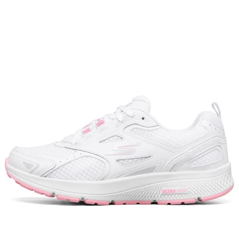 (WMNS) Skechers Go Run Consistent 'White Pink' 128075-WPK