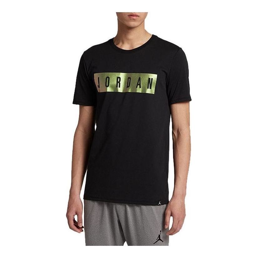 Air Jordan Wordmark T-shirt 'Black' 916147-010