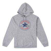 Converse Go-To All Star Patch Standard-Fit Fleece Pullover Hoodie 'Grey' 10025469-A03