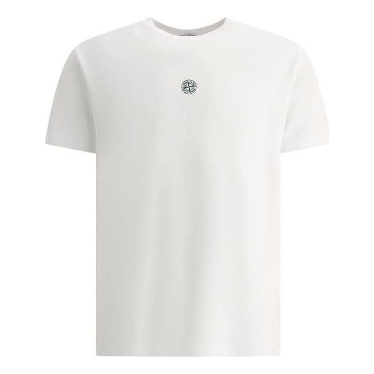 STONE ISLAND Logo Print Regular T-shirt 'White' 78152NS86-V0001