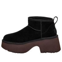 (WMNS) UGG Classic Ultra Mini New Heights 'Black' 1158311-BLK