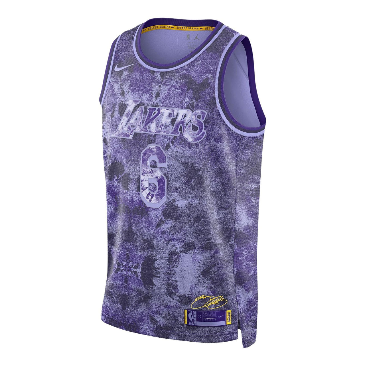 Nike x NBA LeBron James Los Angeles Lakers 22/23 Dri-FIT Swingman Jersey 'Purple' FD4093-580