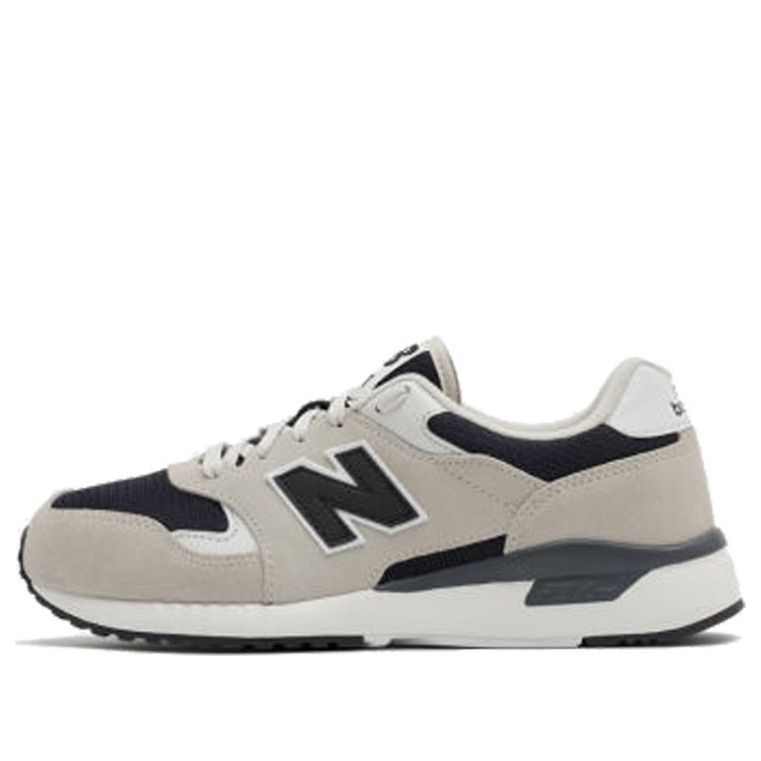 New Balance 570 Series Beige Black D Wide 'Creamwhite Black' ML570BNA