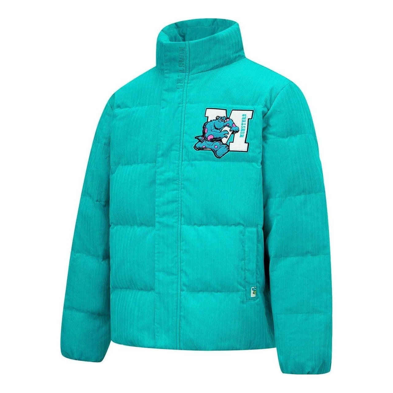 Li-Ning x Disney Monster University Graphic Down Jacket 'Teal' AYMT117-3