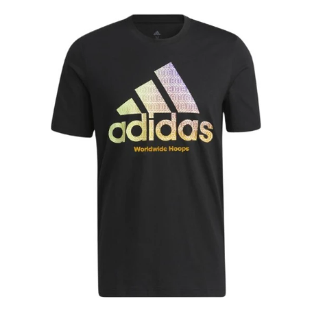 adidas We Ball Together Badge of Sport T-shirt 'Black' HC6902
