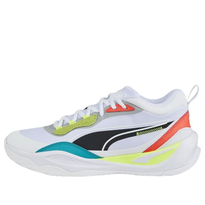 PUMA Playmaker Pro 'White Fiery Coral Lime' 377572-02