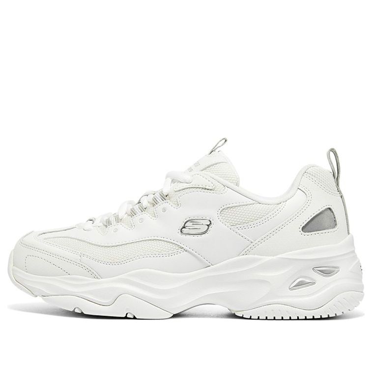(WMNS) Skechers D'Lites 4.0 'White Grey' 149492-WGY