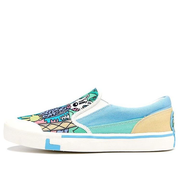 (WMNS) Li-Ning x Steven Harrington Boogie Shoes 'Blue Multi' AECR072-2