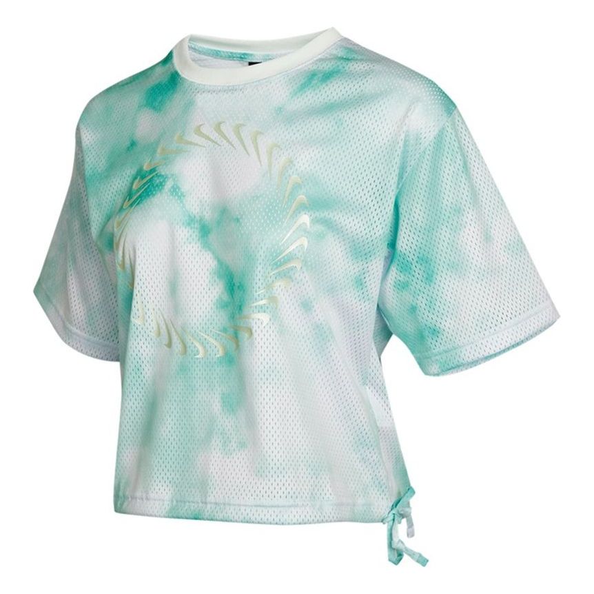 (WMNS) Nike Sportswear Icon Clash Printing Round-neck Green CZ9325-342