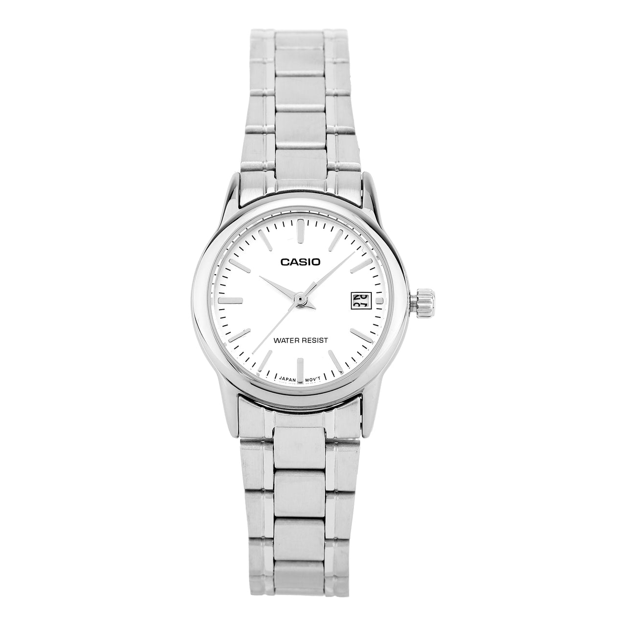 CASIO Female DRESS Japan / South Korea Fashion Silver Analog LTP-V002D-7A2021