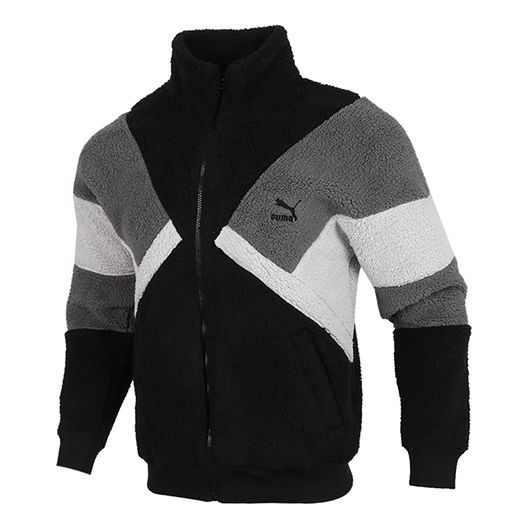 PUMA Retro Block Sherpa Jacket Black 530808-01