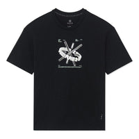 Li-Ning x Glare Way Of Wade Graphic T-shirt 'Black' AHSS645-1