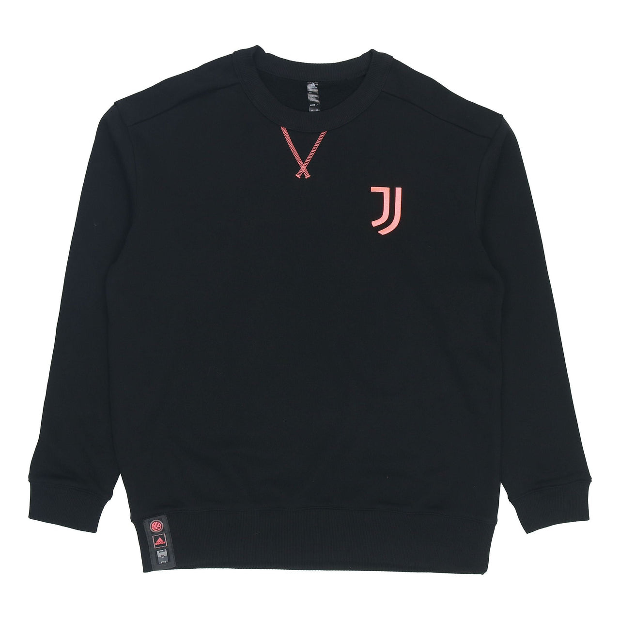 adidas Juve Lny Cr Swt limited Juventus Embroidered team logo Soccer/Football Sports Pullover Black H67143