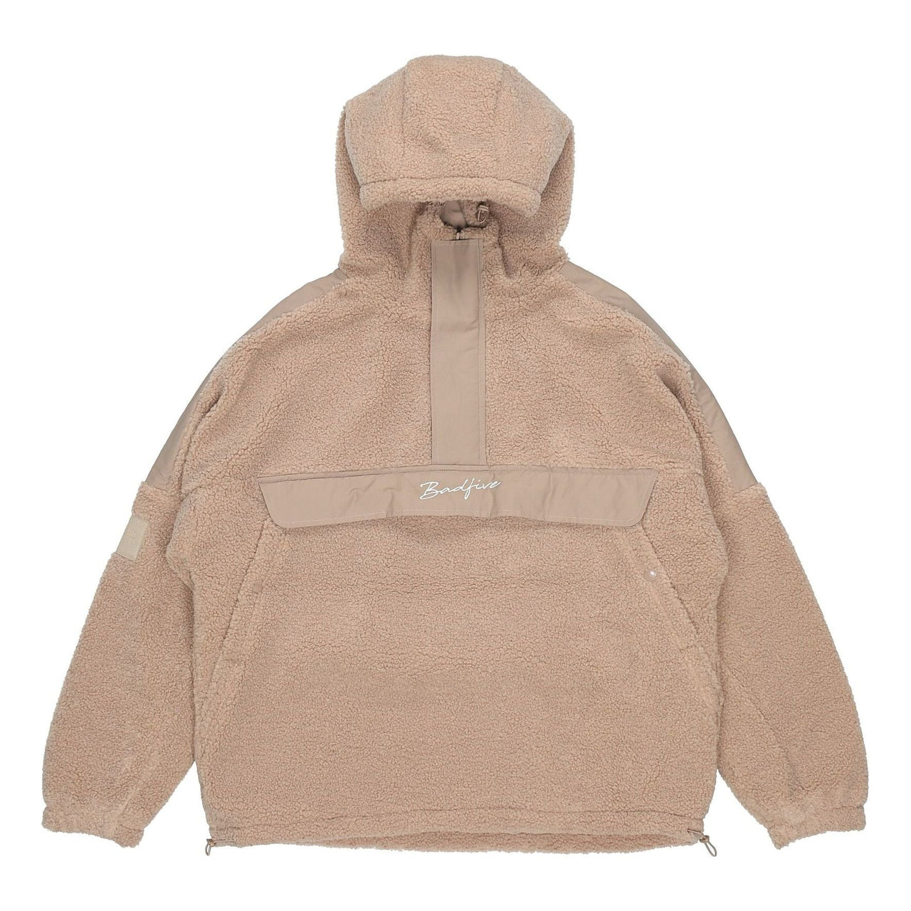 (WMNS) Li-Ning Graphic Polar Fleece Hooded Jacket 'Light Brown' AFDQ338-1