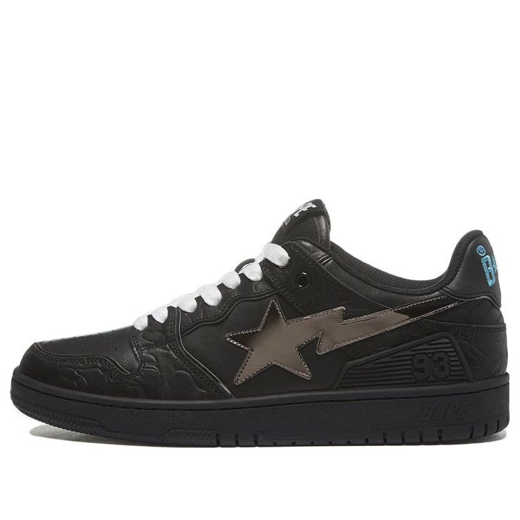 A BATHING APE Sk8 Sta Black 1H80-191-012