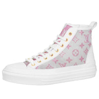 (WMNS) LOUIS VUITTON Stellar Ankle Sneakers 'Grey Pink White' 1A8NKH