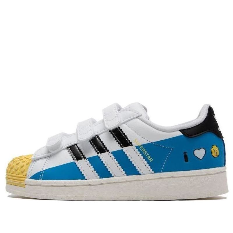 (PS) adidas Superstar x LEGO Shoes 'White Bright Blue' IF2911