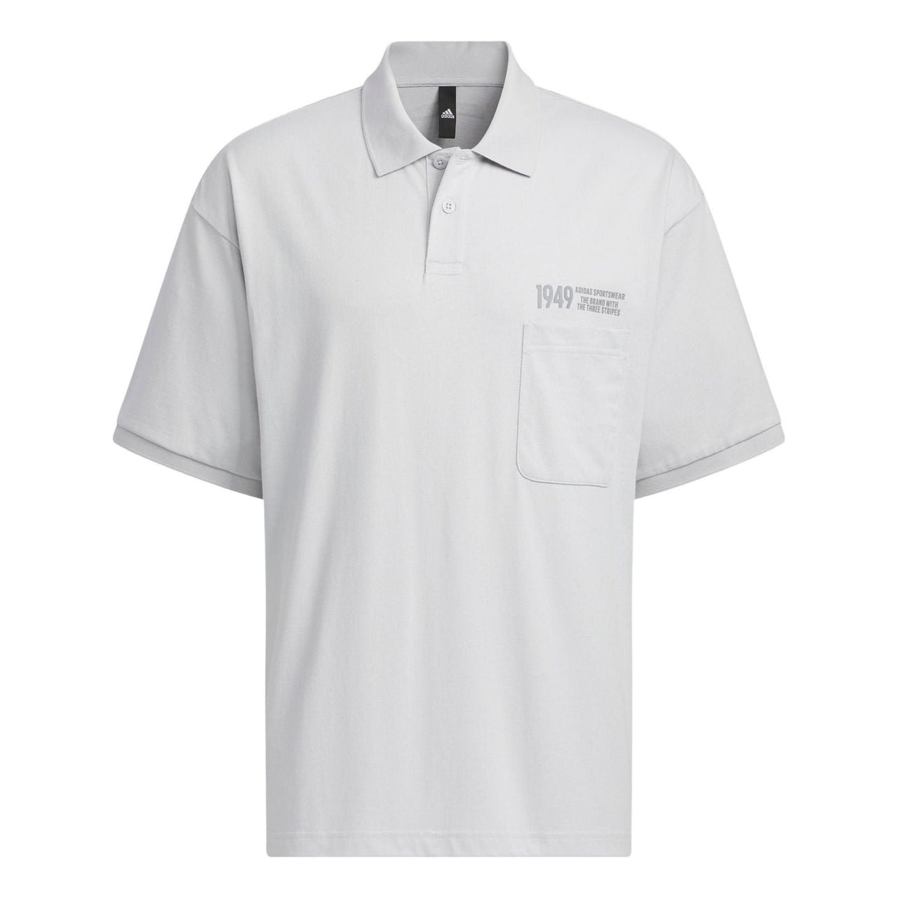 adidas Verbiage Polo Shirt 'Grey' IP3980