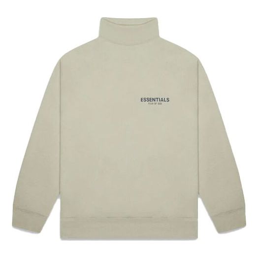 Fear of God Essentials FW20 Mock Neck Sweatshirt 'Moss' FOG-FW20-296