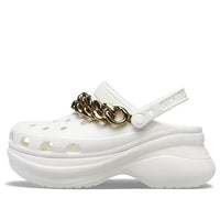 (WMNS) Crocs Retro Chain White Gold Sandals 'White Gold' 206662-19B