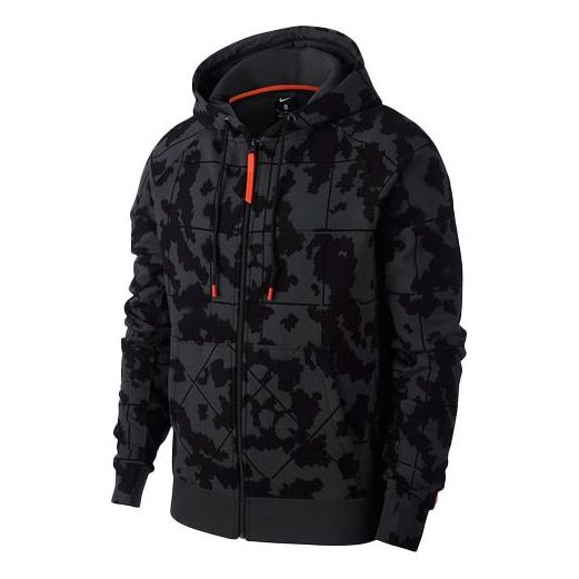 Nike AS Lebron M NK Hoodie FZ AOP ANTHRACITE AT3914-060