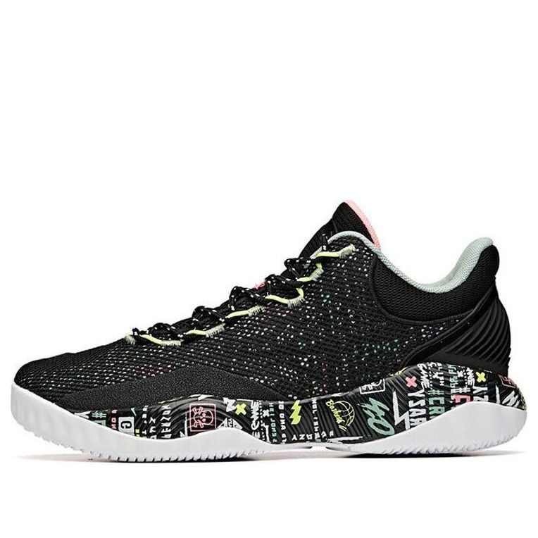 ANTA A-Shock Basketball Shoes 'Black Colorful Mesh' 112031605-1