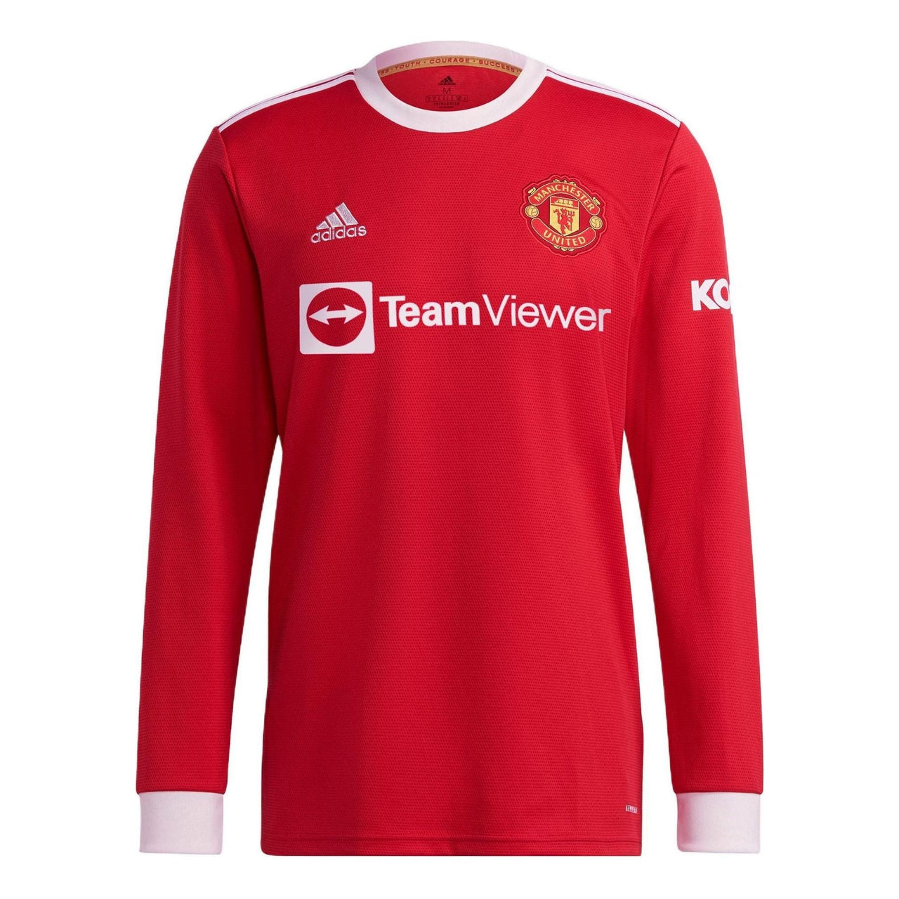 adidas Manchester United 21/22 Long Sleeve Home Jersey 'Red' GR3779