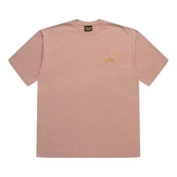 Drew House Sketch Mascot Embroidery T-shirt 'Dusty Rose' DR-FW21-109