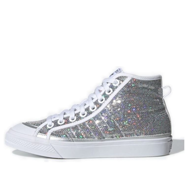 (WMNS) adidas Nizza Hi 'Silver White' FW9944