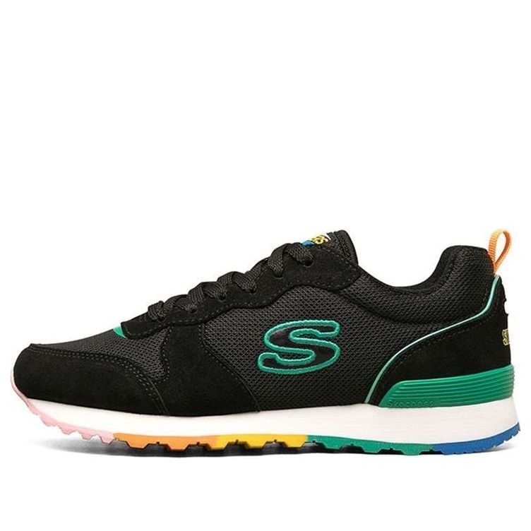 (WMNS) Skechers Walking Rain Low-Top Black 155353-BKMT