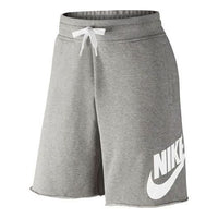 Nike Large Logo Printing Basketball Sports Shorts Gray 905299-063