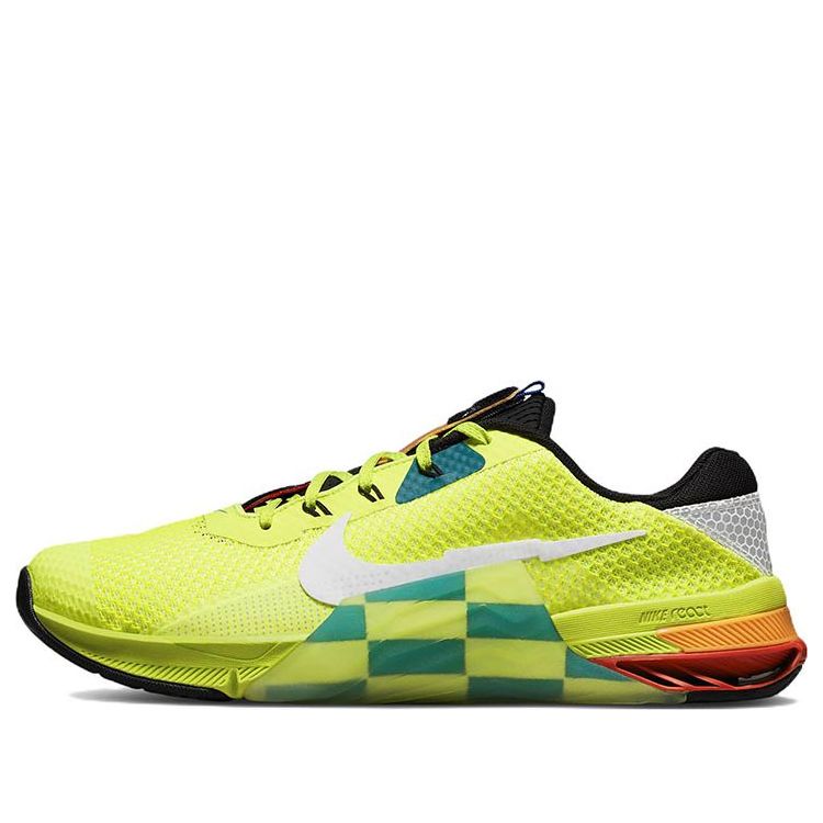 Nike Metcon 7 AMP 'Volt Bright Spruce Checkered' DH3382-703