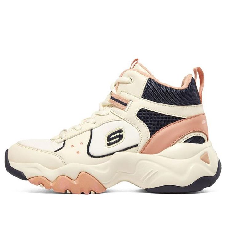 (WMNS) Skechers D'Lites 3.0 'Creamwhite Blue' 167266-NTNV