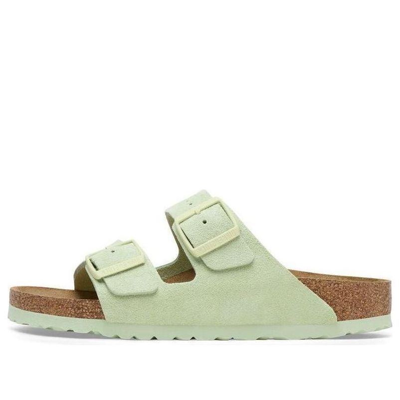 Birkenstock Arizona Big Buckle Nubuk Leather 'Green' 1026831