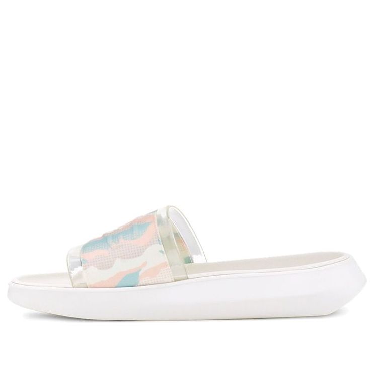 (WMNS) UGG Slide Cali Collage Slipper Rainbow Blue 1120001-PSTR