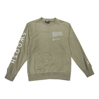 Nike Swoosh Athleisure Casual Sports Sweatshirt 'Olive Green' DJ0466-380