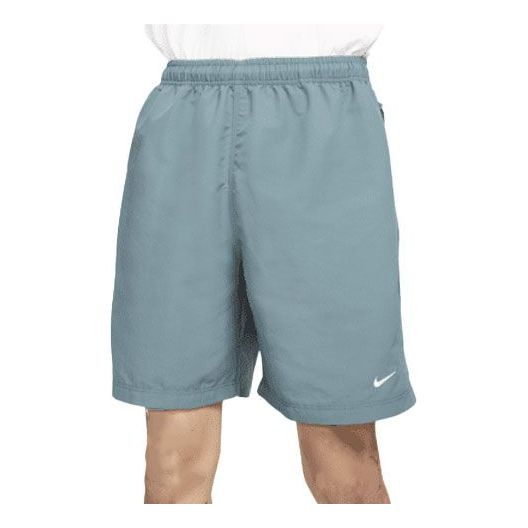 Nike Solo Swoosh Shorts 'Blue Grey' DM4402-387