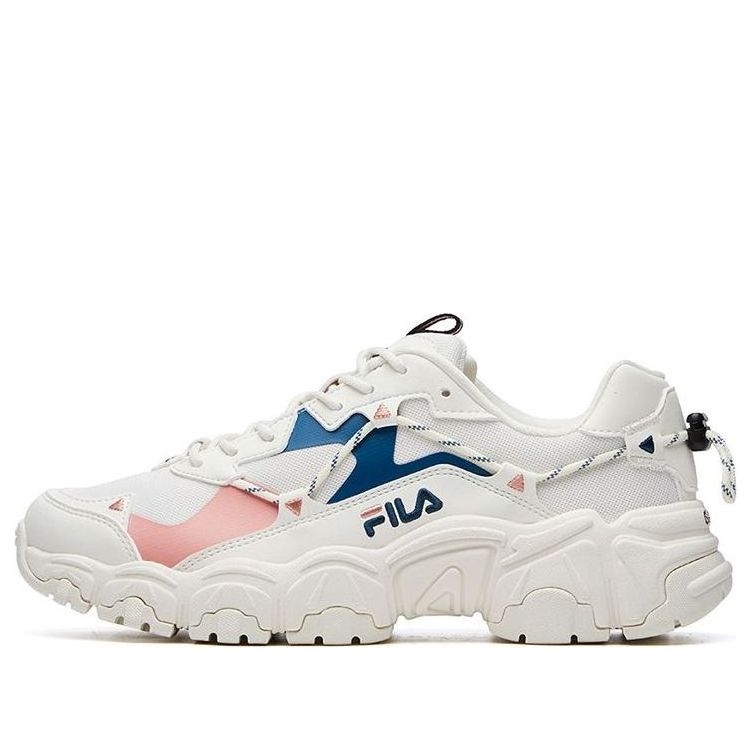 (WMNS) FILA Fluid Low Tops Sports Shoe White Blue F12W114111FWM