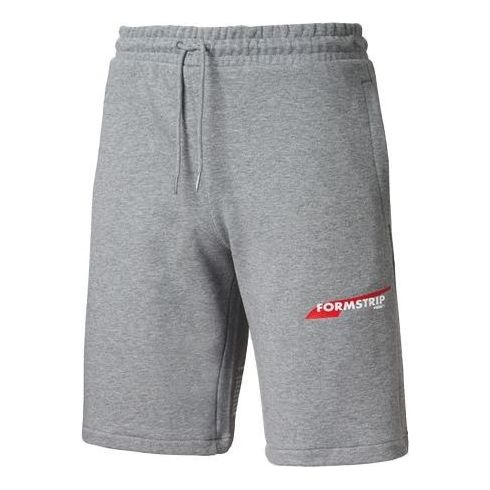 PUMA Club Shorts 'Grey White Red' 597479-03